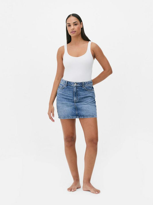 Denim Mini Skirt