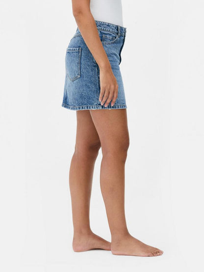 Denim Mini Skirt
