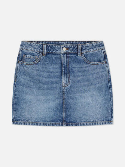 Denim Mini Skirt