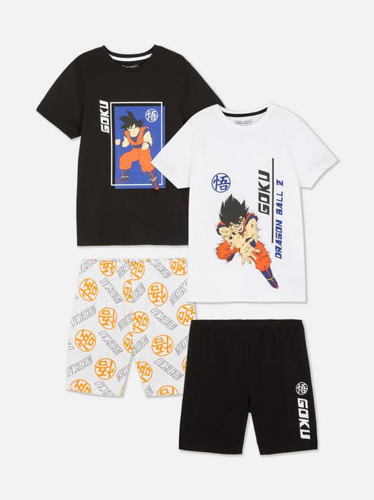 2pk Dragon Ball Z Short Pyjamas