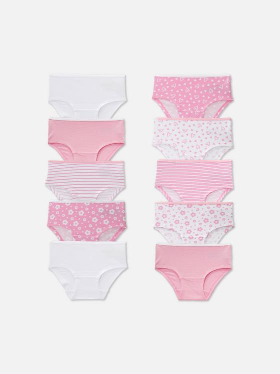 10pk Mixed Pattern Short Briefs