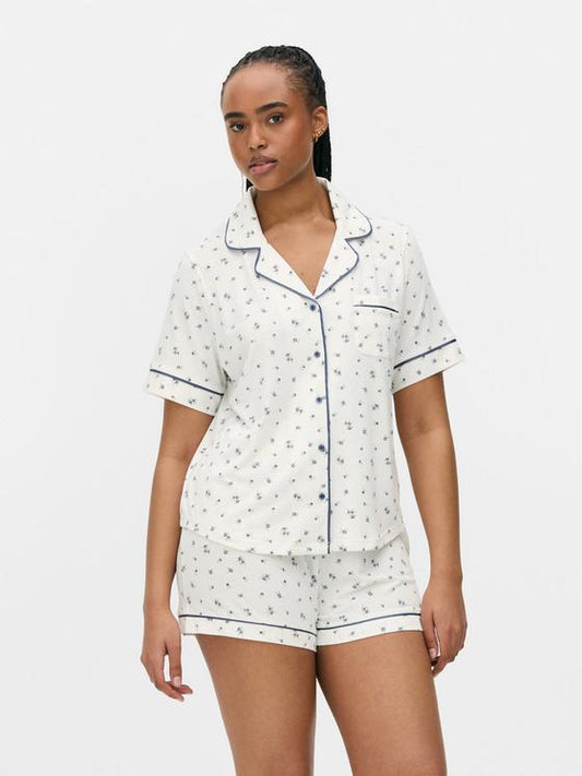 Printed Jersey Short Pyjamas
