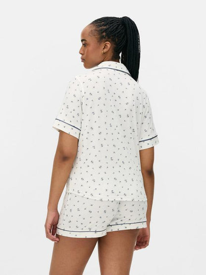 Printed Jersey Short Pyjamas