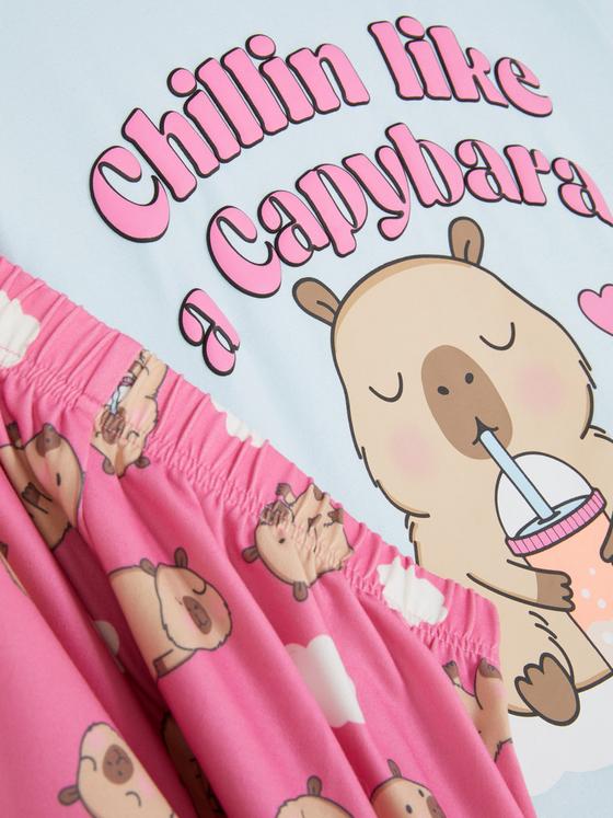 Capybara Character Short Pyjamas