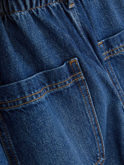 Paperbag Waist Cotton Trousers