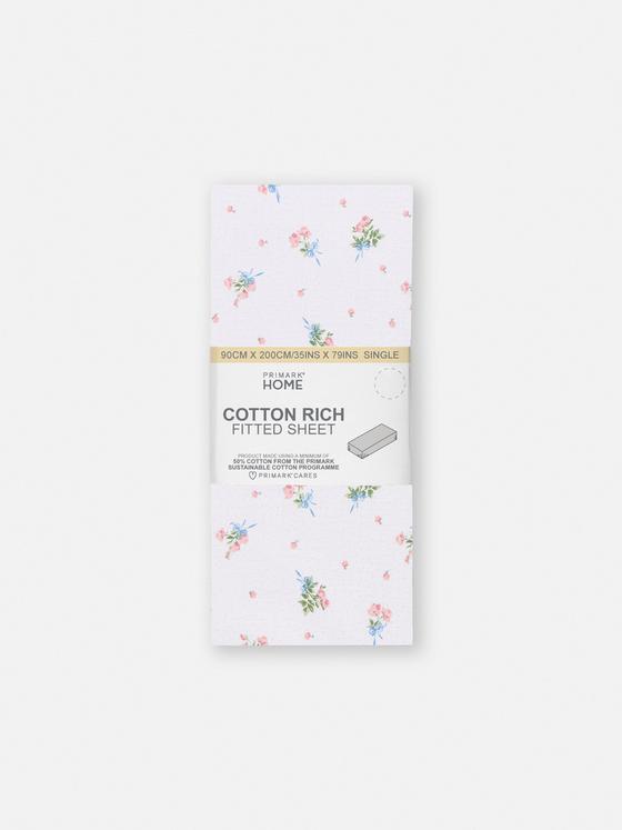 Patterned Single Fitted Sheet