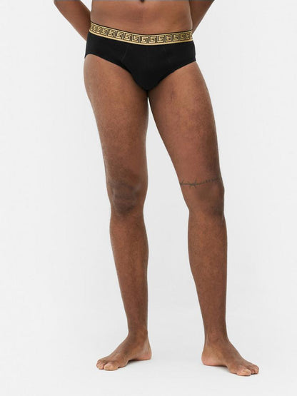 5pk Metallic Waistband Briefs