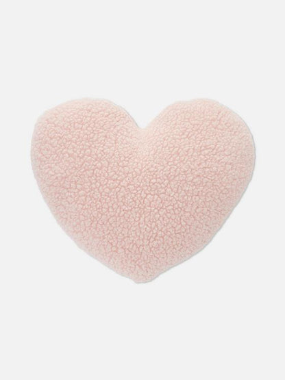 Bouclé Heart Cushion