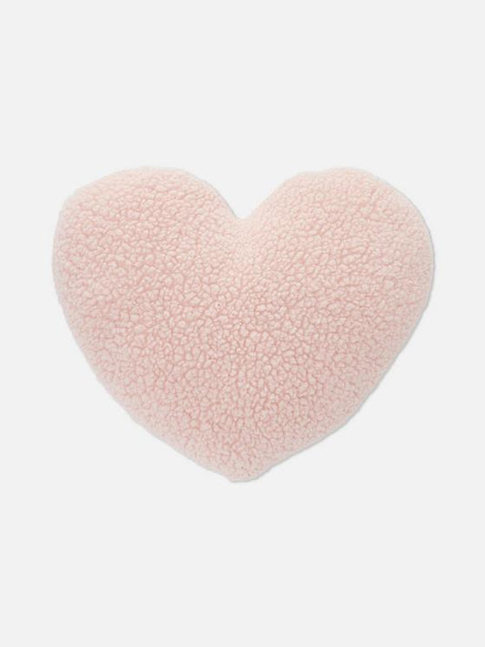Bouclé Heart Cushion