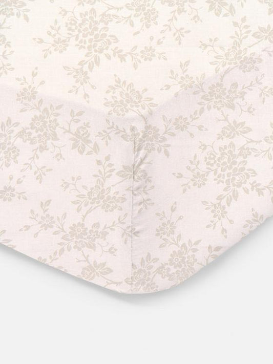 Double Floral Fitted Sheet