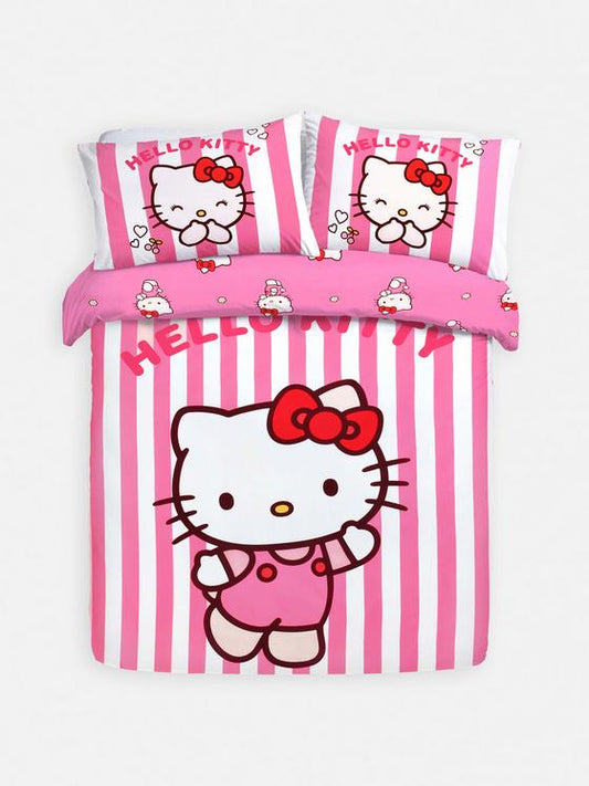 Hello Kitty Double Duvet Cover Set