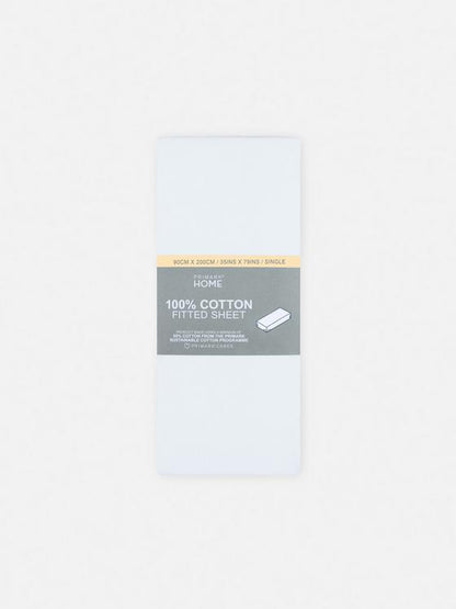 Single Sateen Fitted Sheet