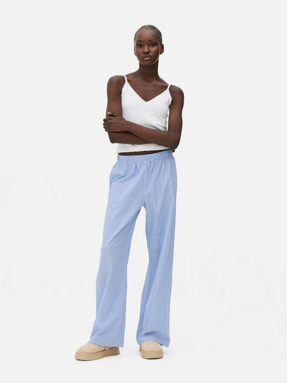 Pointelle Cropped V-Neck Pyjama Cami