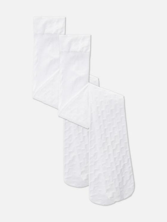 2pk Dobby Spot Tights