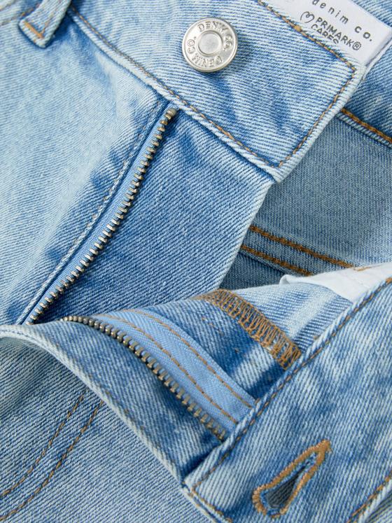 Denim Turn Up Shorts