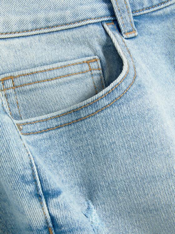 Denim Turn Up Shorts