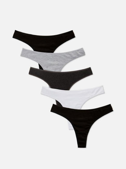 5pk Essential Thongs