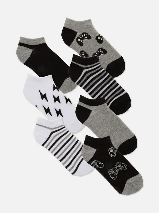7pk Gamer Trainer Socks