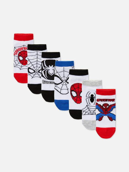 7pk MARVEL Spider-Man Ankle Socks