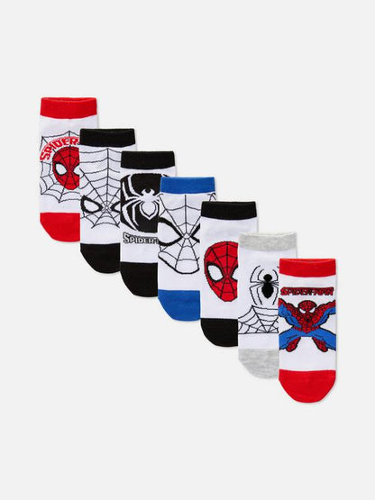 7pk MARVEL Spider-Man Ankle Socks