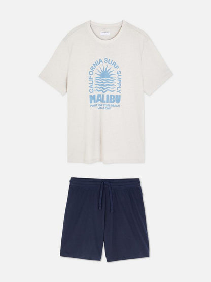 Malibu Shorts and T-Shirt Pyjamas