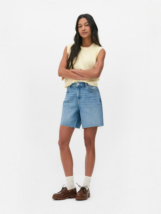 Boyfriend Denim Shorts