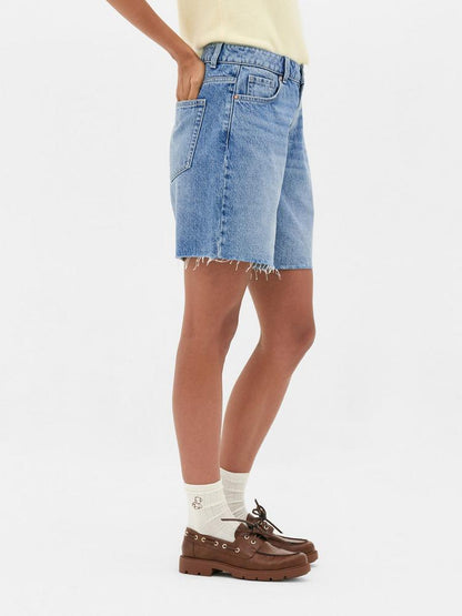 Boyfriend Denim Shorts