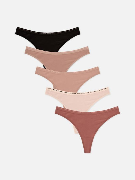 5pk Stretch Thongs