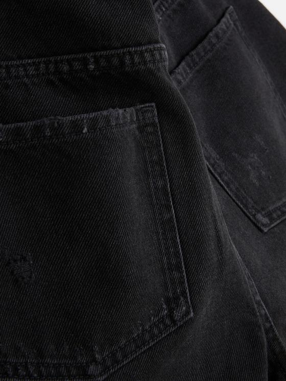 Ripped Denim Shorts