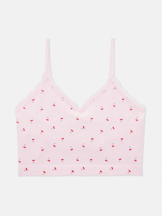Lace Trim Cami Top