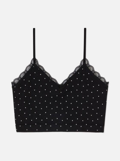 Lace Trim Cami Top