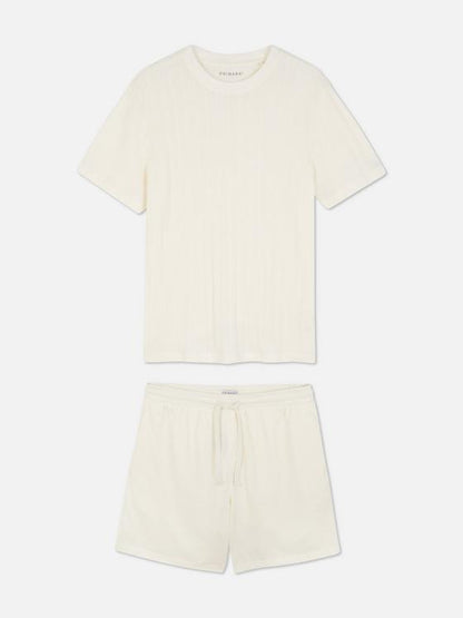 Jacquard Short Pyjama Set