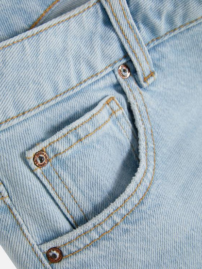 Straight Leg Denim Jeans | Regular