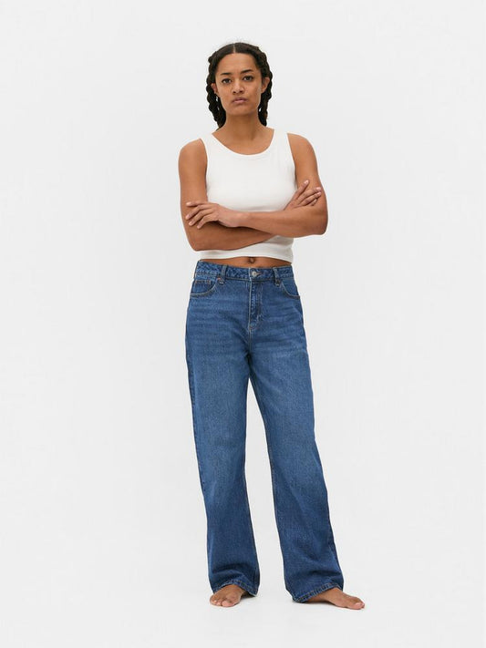 Straight Leg Denim Jeans | Regular