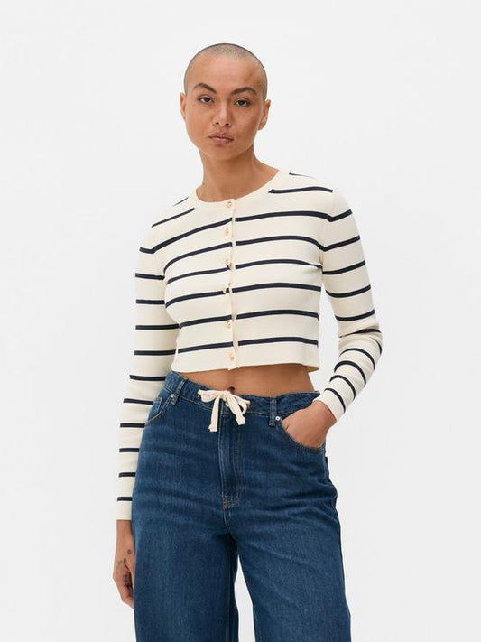 Crew Neck Cardigan
