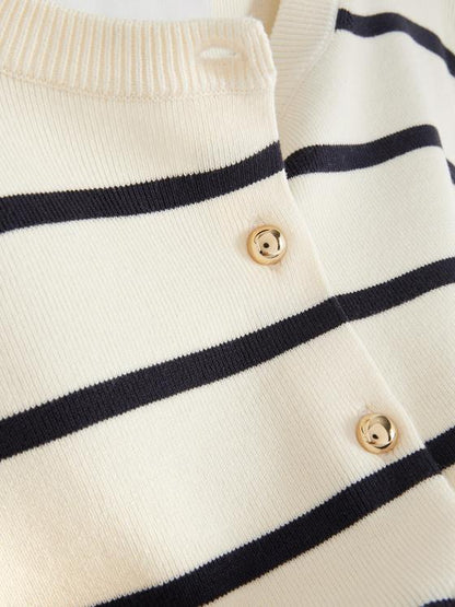 Crew Neck Cardigan