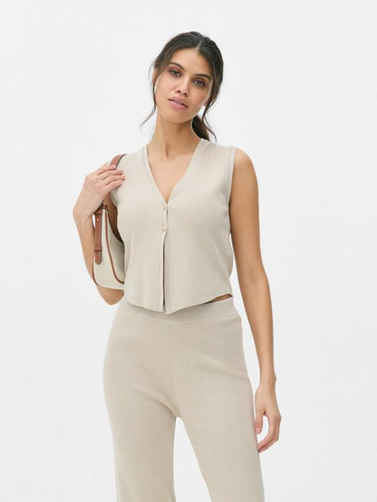 Paula Echevarría Knitted Waistcoat
