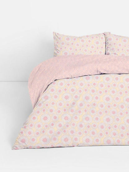 Reversible Daisy Double Duvet Cover Set