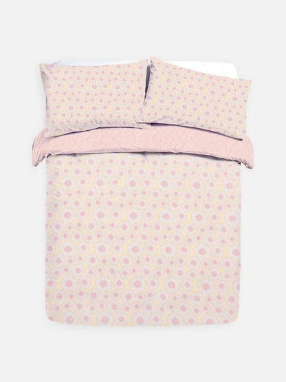 Reversible Daisy Double Duvet Cover Set