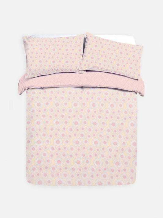 Reversible Daisy Double Duvet Cover Set
