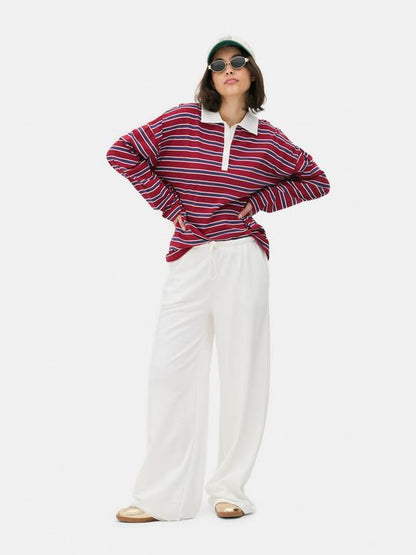 Wide-Leg Drawstring Joggers