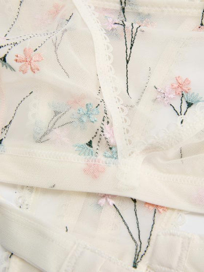 Mesh Triangle Underwear Set