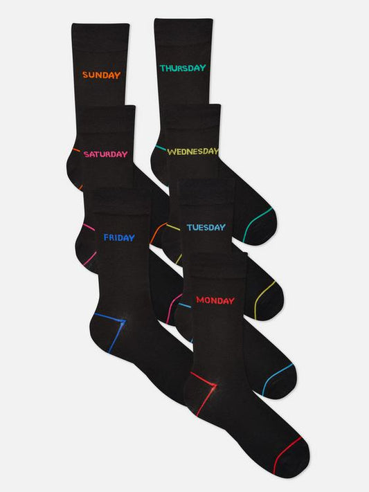 7pk Days of Week Socks