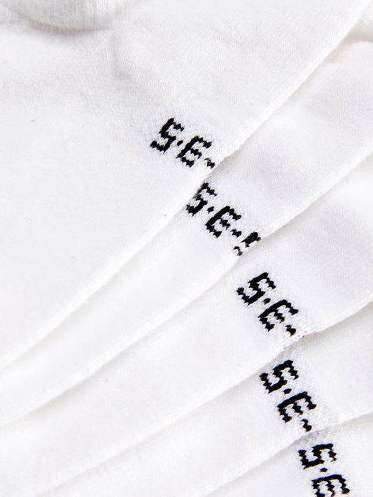 White Trainer Socks