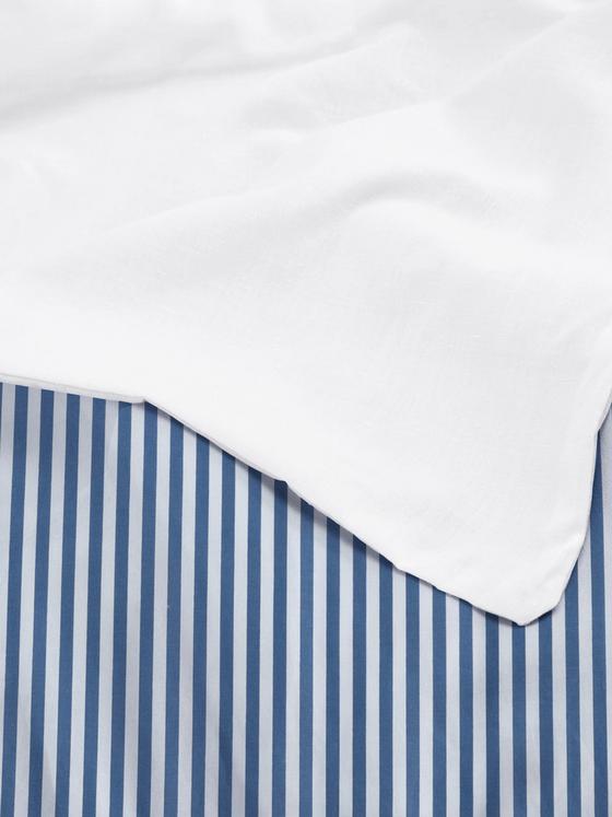 Striped Frill Single Duvet Cover Set