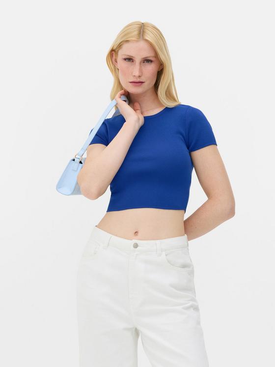 Striped Cropped T-Shirt