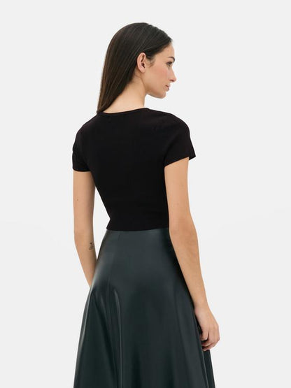 Striped Cropped T-Shirt