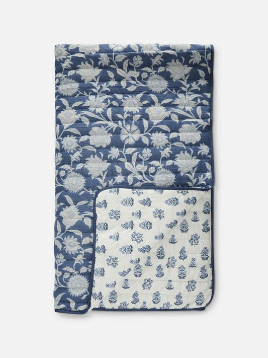 Floral Quilted Throw