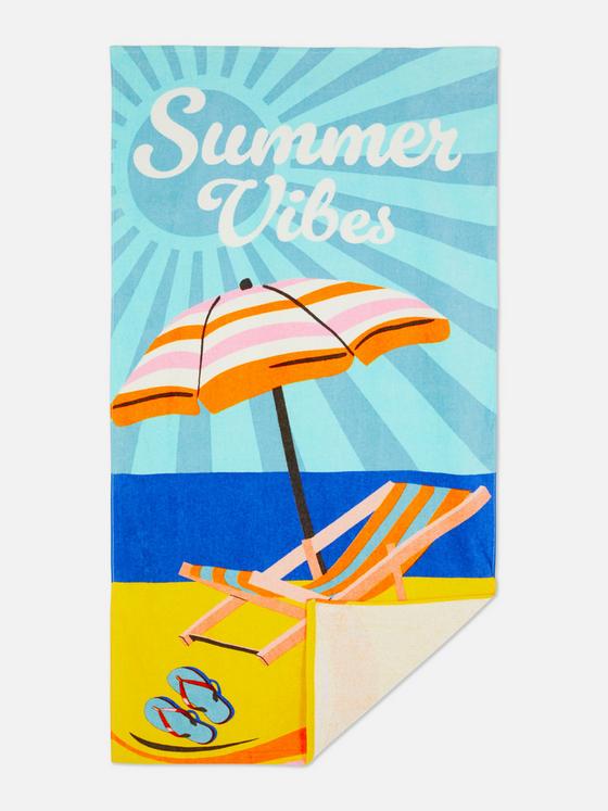 Patterned Beach Towel