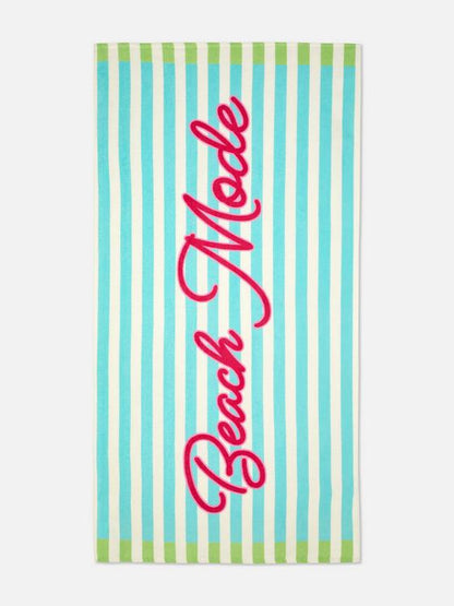 Patterned Beach Towel